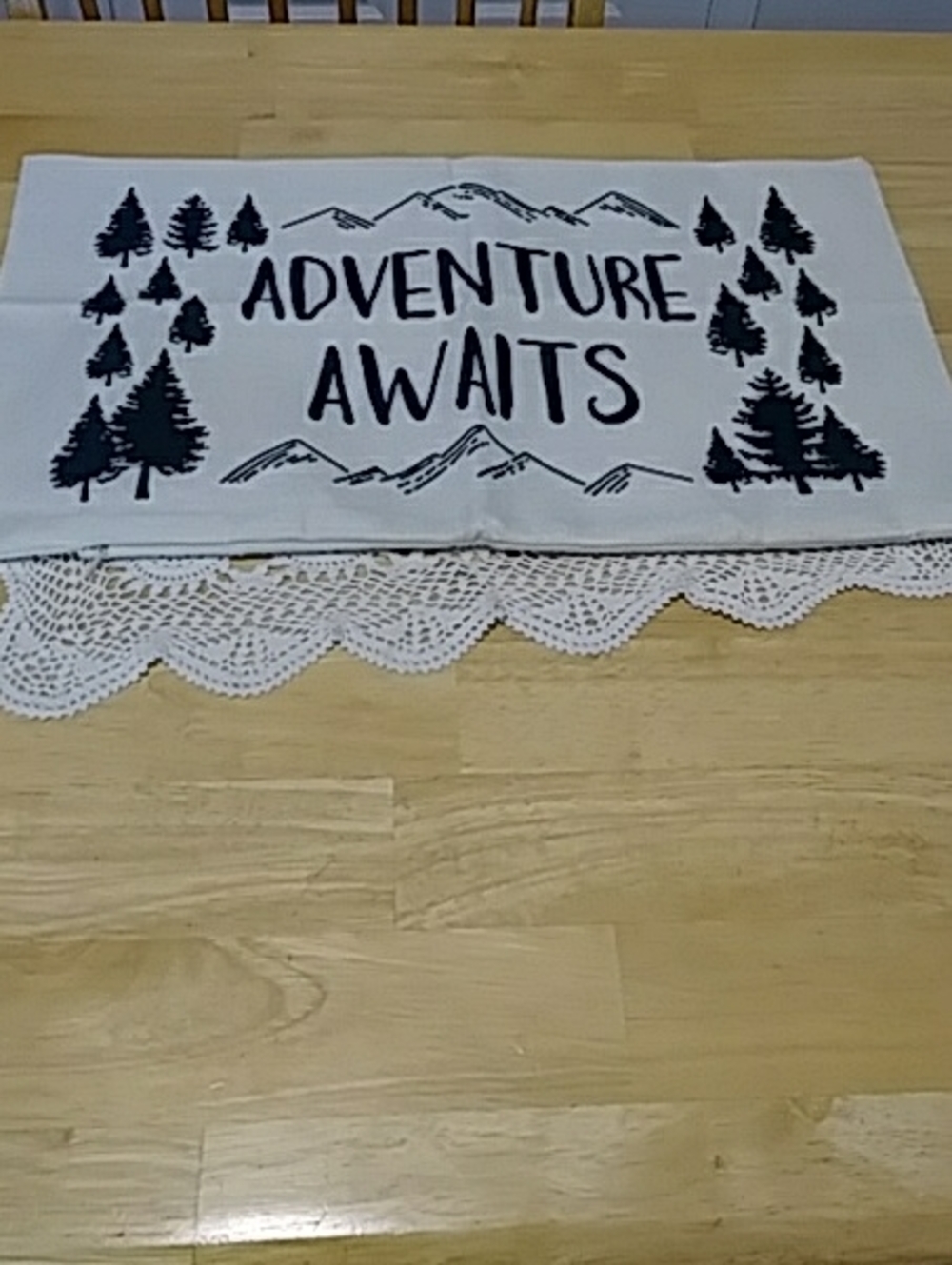 Accent pillow cover - Adventure Awaits